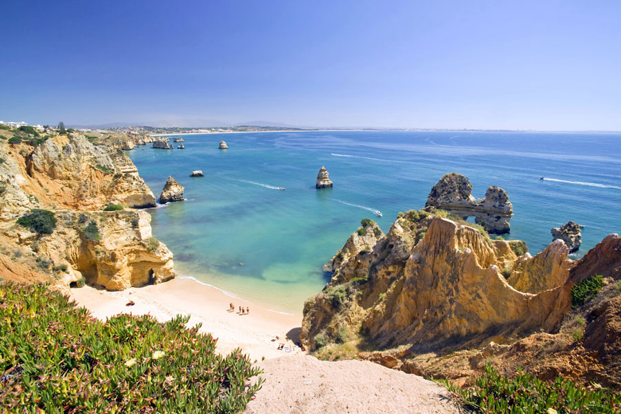 La mejor playa del Algarve Portugal : Da Marinha Playas del mundo