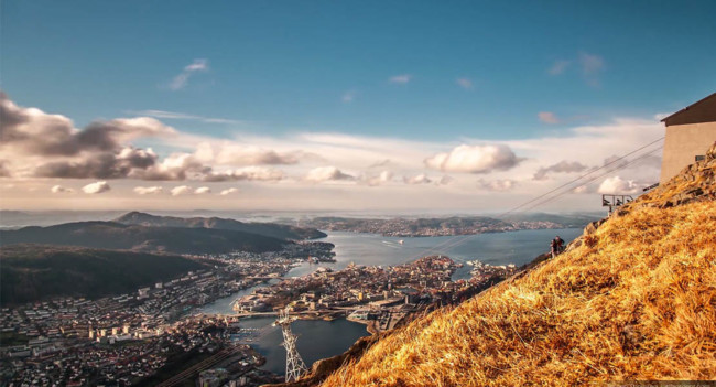 Time lapse: Bergen, la puerta a los fiordos noruegos Playas en el mundo